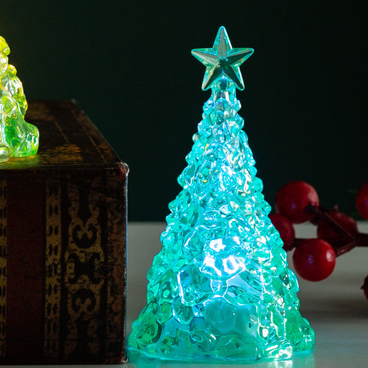 Glänzende LED Weihnachtsbaum Deko