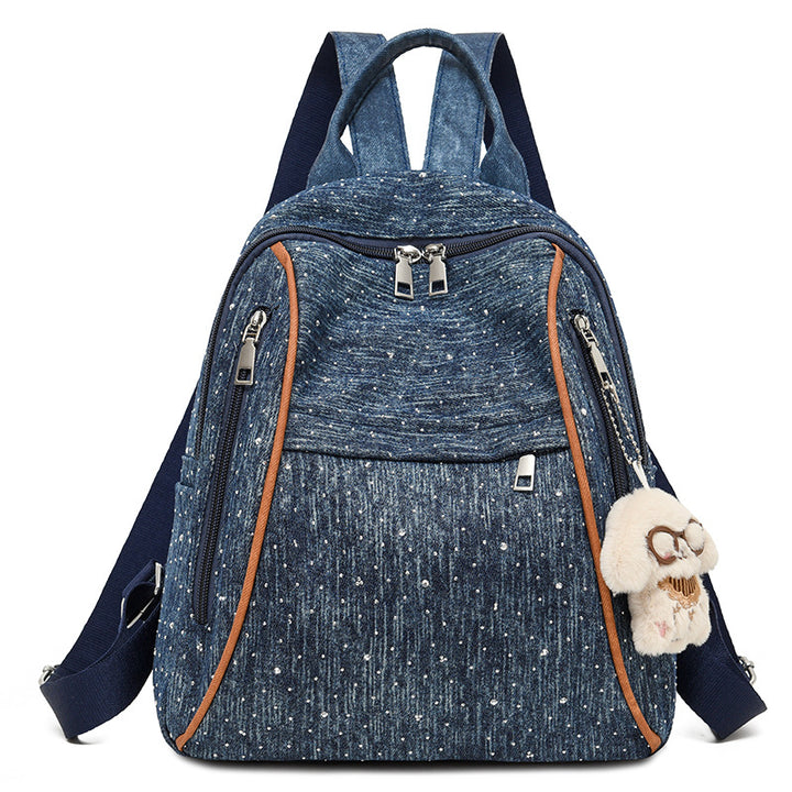 Casual Denim-Style Rucksack Karnz