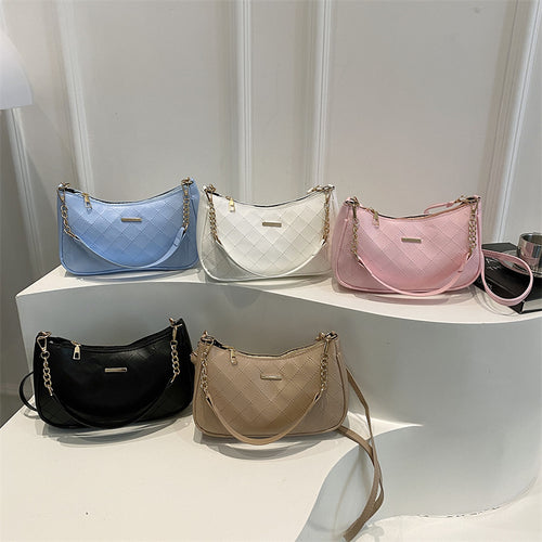 Gepolsterte Schulterhandtasche