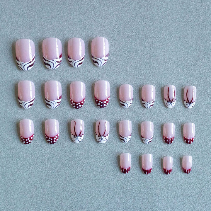 Künstlerisches Französisches Tipp-Nagelkunst-Set  1790958142