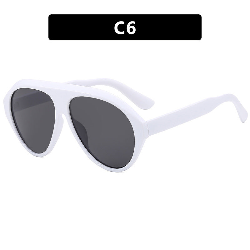 Damen sportliche Sonnenbrille mit innovativem Rahmen Karnz