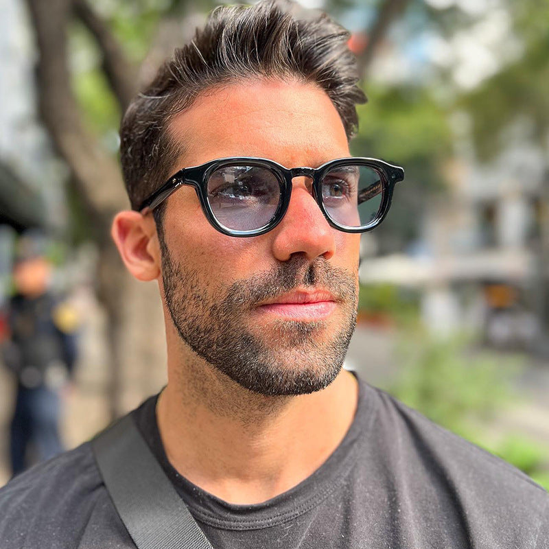 Damen Modische Sonnenbrille im eleganten, transparenten Design Karnz