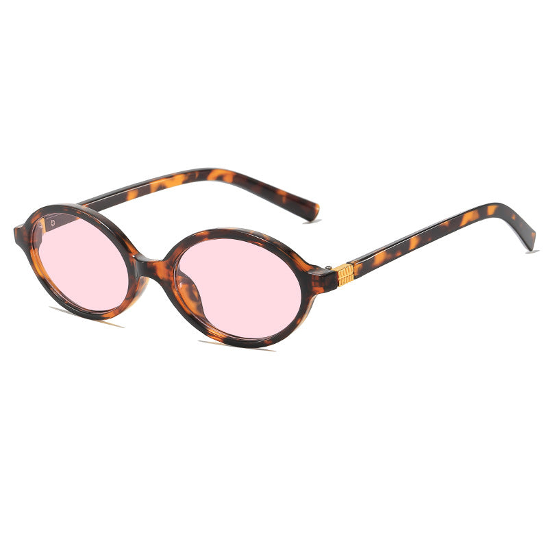 Vintage-inspirierte ovale Fassung Brille Karnz