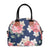 Damen Kühltasche mit Blumenmotiv und praktischem Isolierfach Karnz