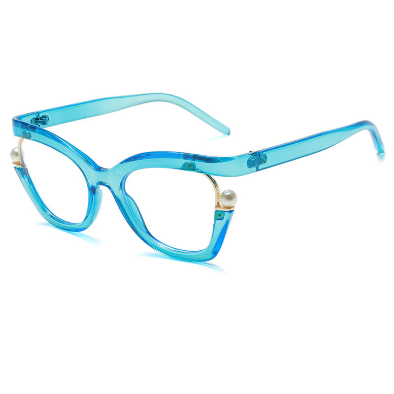 Damen Modische Sonnenbrille mit dezenten Perlendetails Karnz