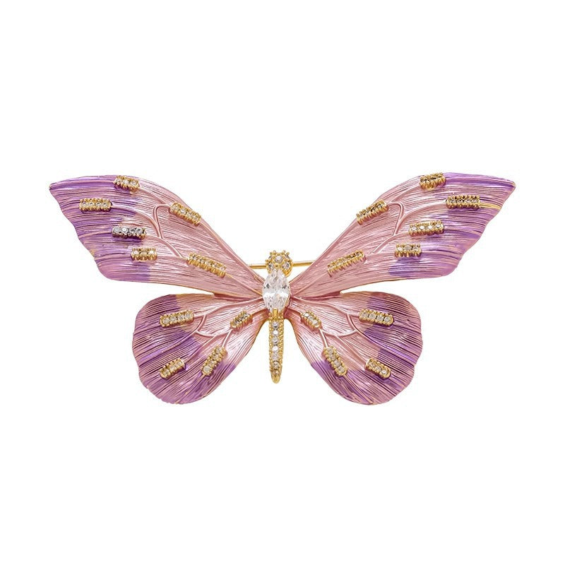 Elegante Schmetterlingsbrosche Karnz