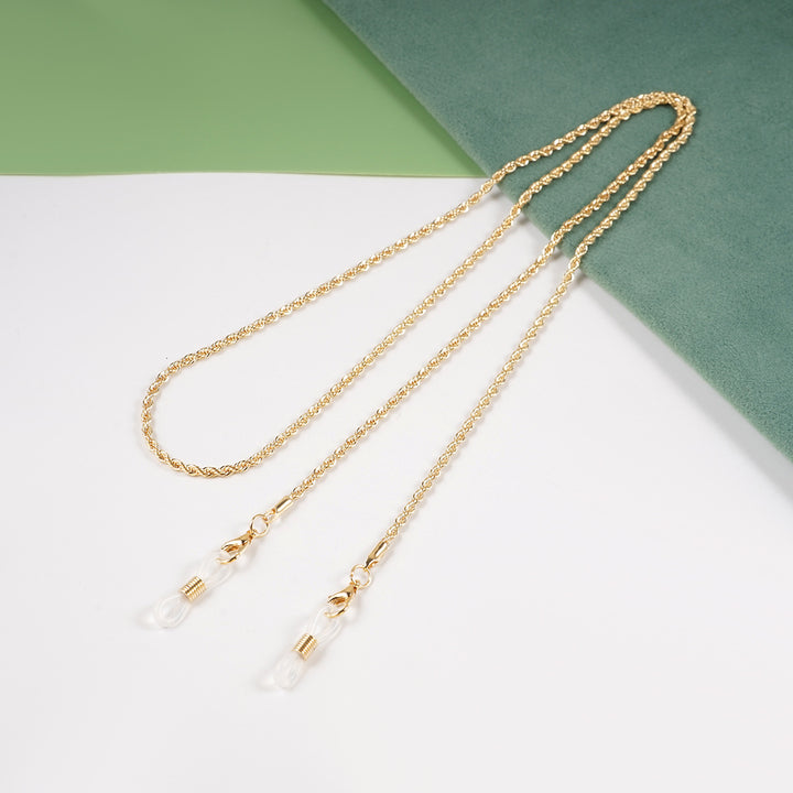 Gedrehte Kabel Brillenhalter Kette Karnz