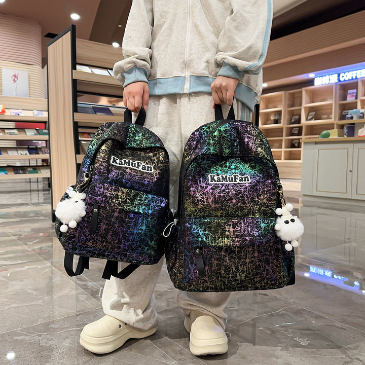 Trendy Freizeit-Rucksack mit Schlüsselanhänger Karnz