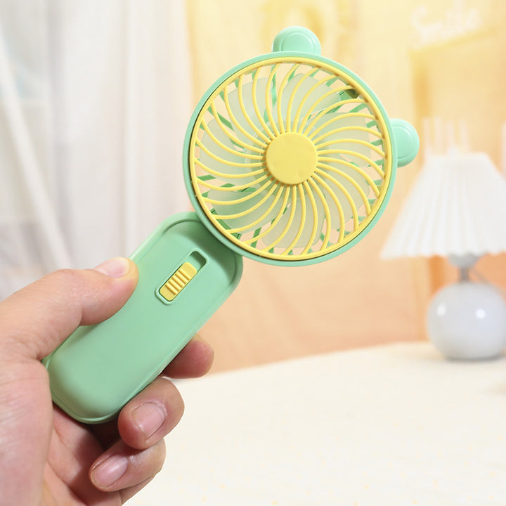 Damen Tragbarer Mini-Handventilator im verspielten Tierdesign Karnz