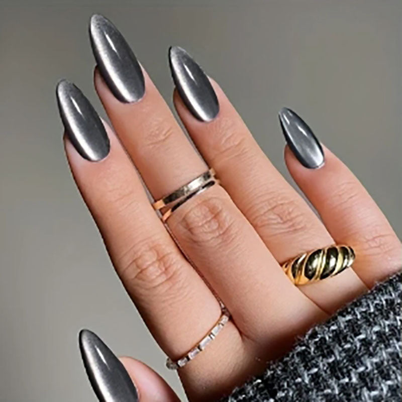 Glänzendes Press-On Nagelset