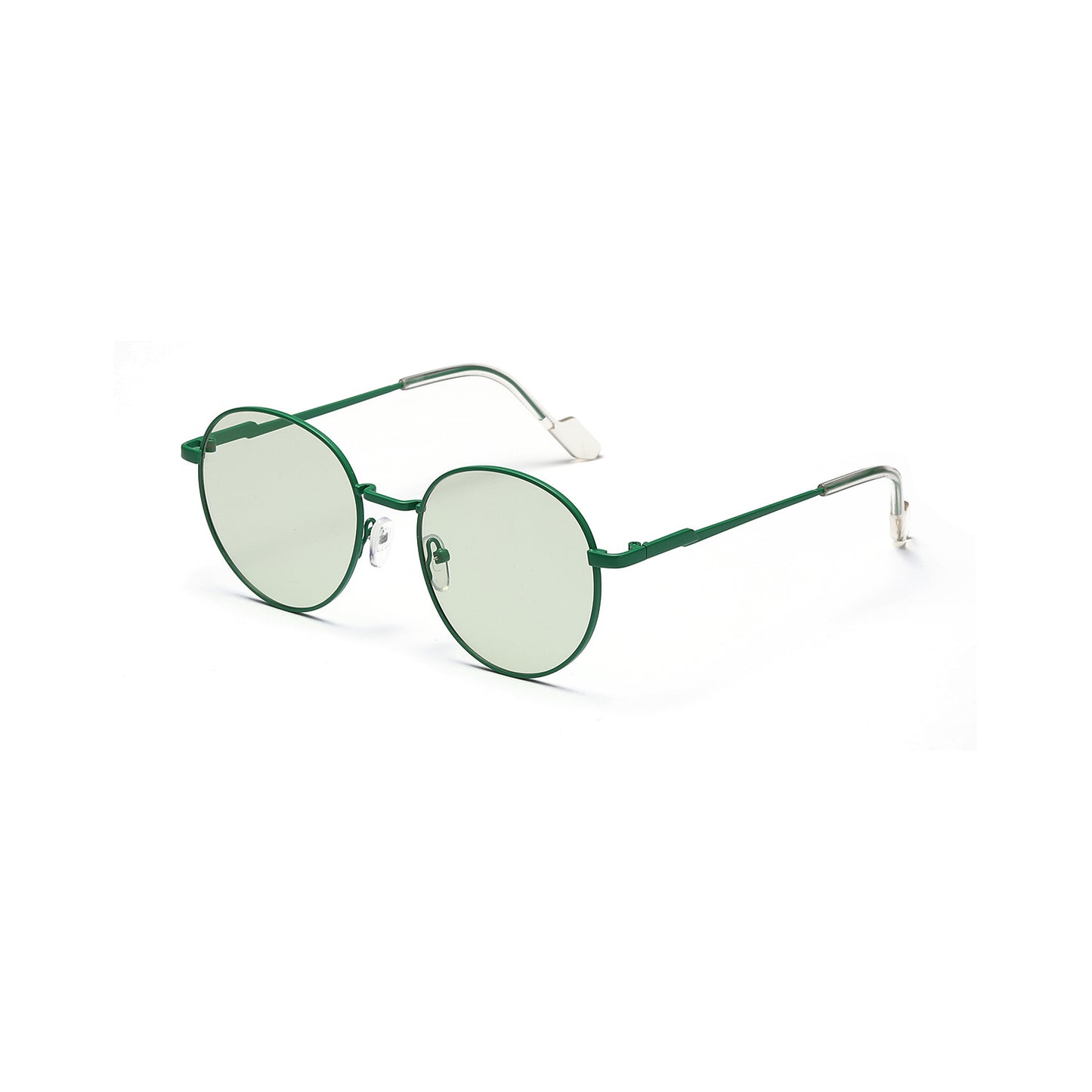Damen runde Sonnenbrille mit luxuriösem Metallrahmen und UV-Schutz Karnz