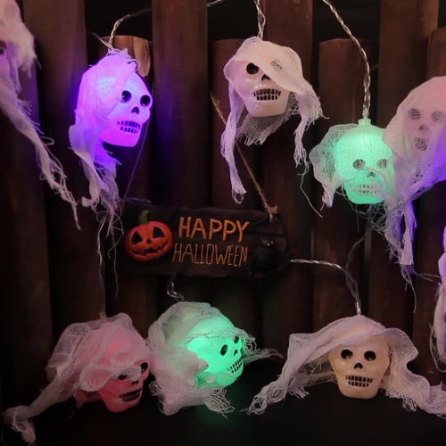 Halloween Dekorative Lichterkette Karnz