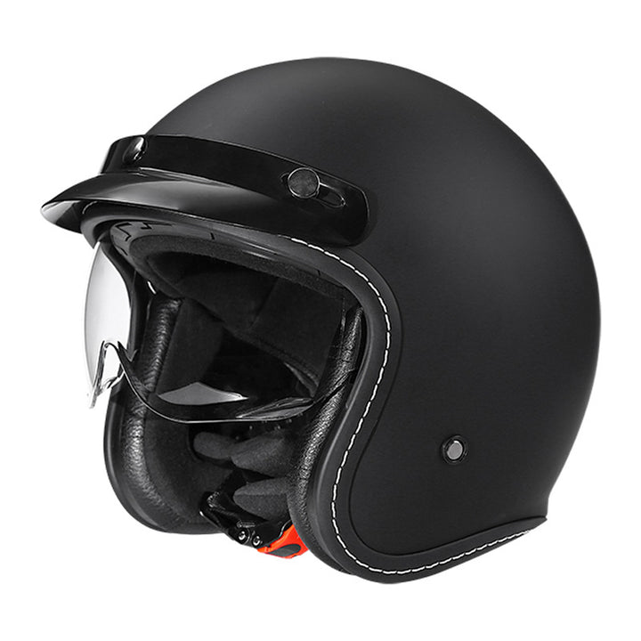 Stylischer Offene-Face Motorradhelm Karnz