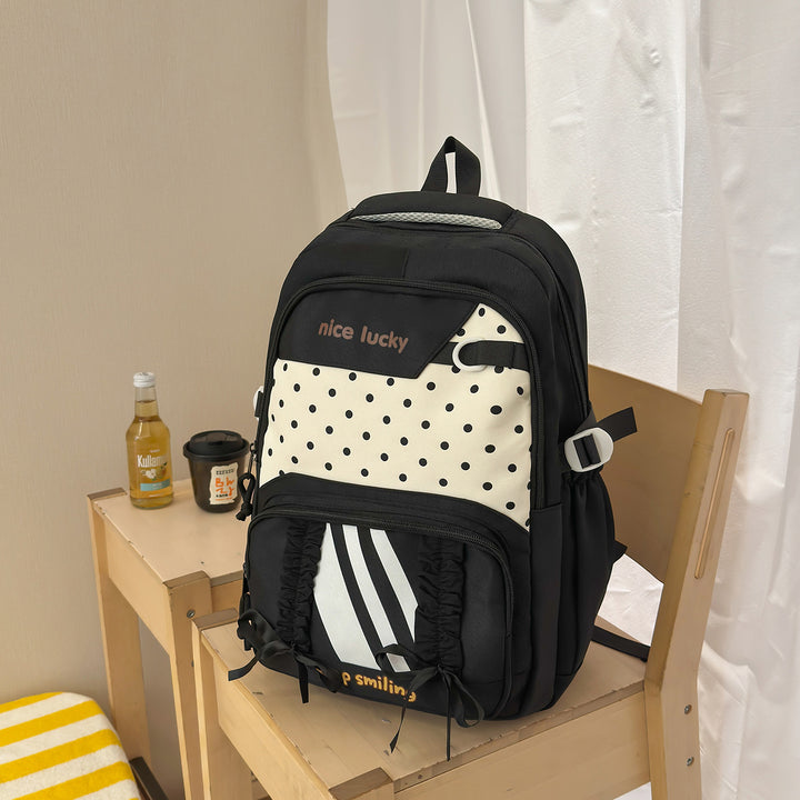 Stylischer multifunktionaler Rucksack mit niedlichen Charms Karnz