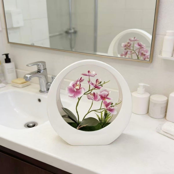 Dekorative Orchideen-Darstellung für die Inneneinrichtung
