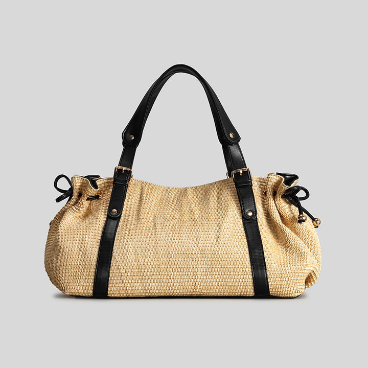 Rustikale Handgefertigte Strohtasche