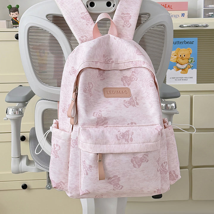 Liebliche Blumenmuster-Rucksack