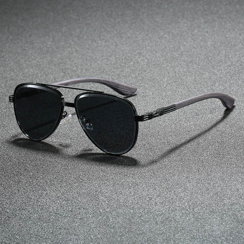 Damen modische Piloten-Sonnenbrille mit ergonomischem Design Karnz