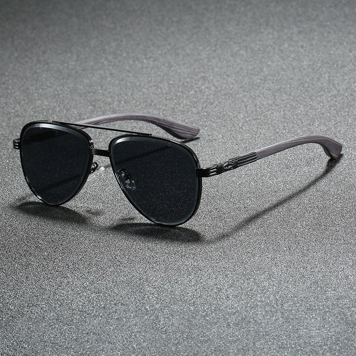 Damen modische Piloten-Sonnenbrille mit ergonomischem Design Karnz
