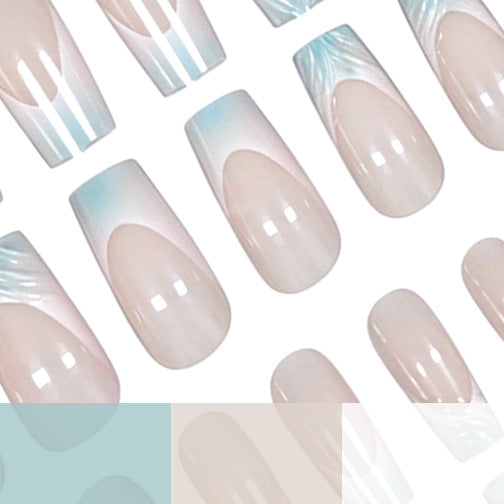 Künstlerische von Wasser inspirierte Nagelverbesserungen Karnz