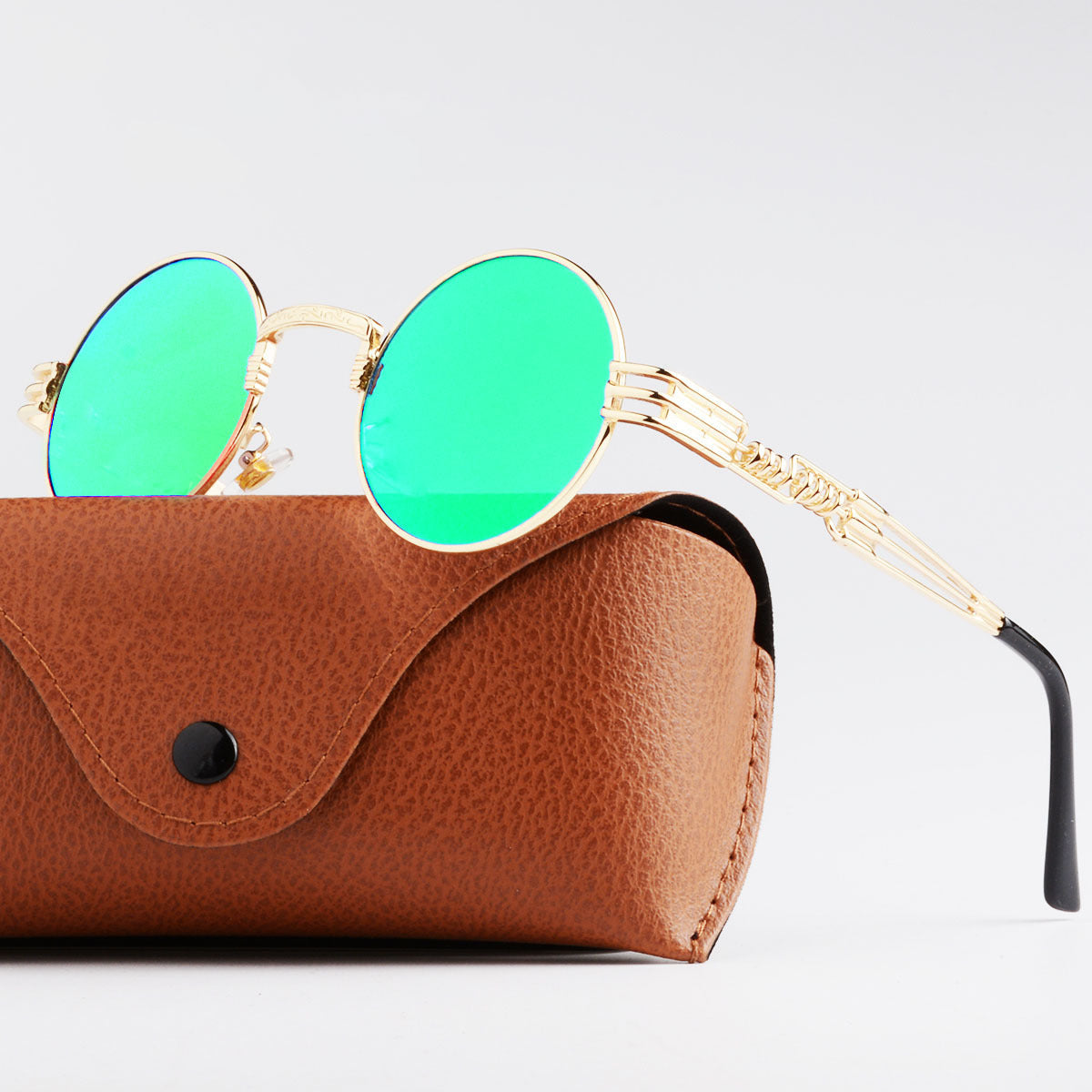 Damen Künstlerische Rundbrille Karnz