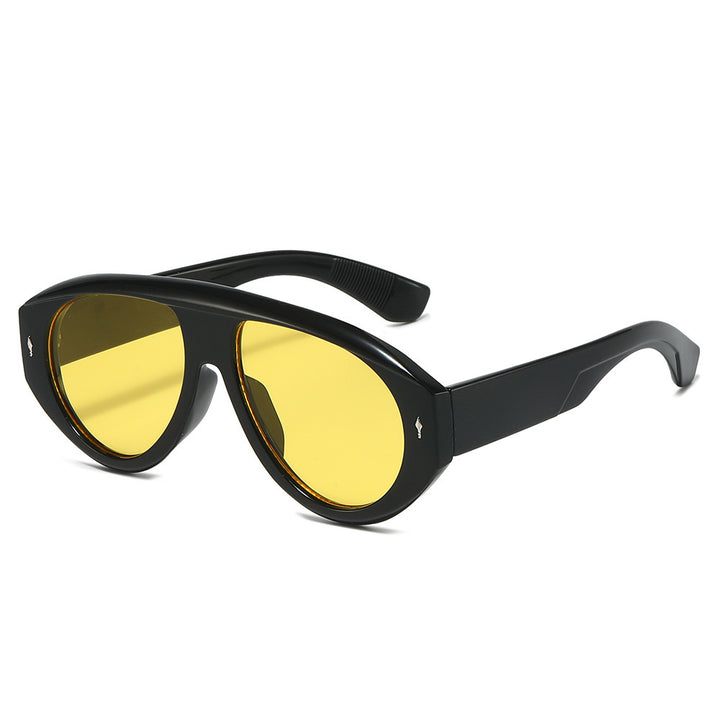 Modische skulpturale Sonnenbrille Karnz
