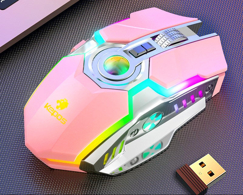 RGB Wireless Gaming Maus mit anpassbarer LED-Beleuchtung Karnz