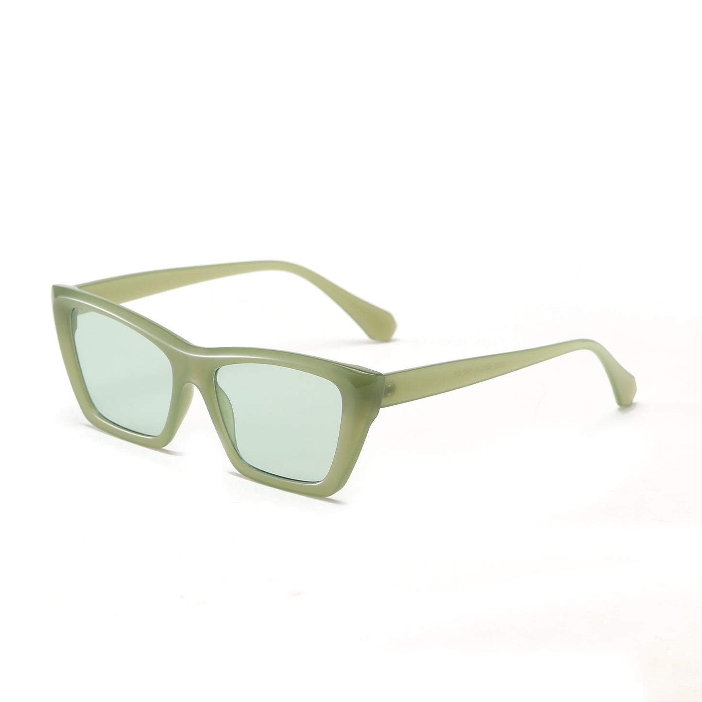 Damen geometrische Sonnenbrille mit stylischem Kunststoffrahmen Karnz