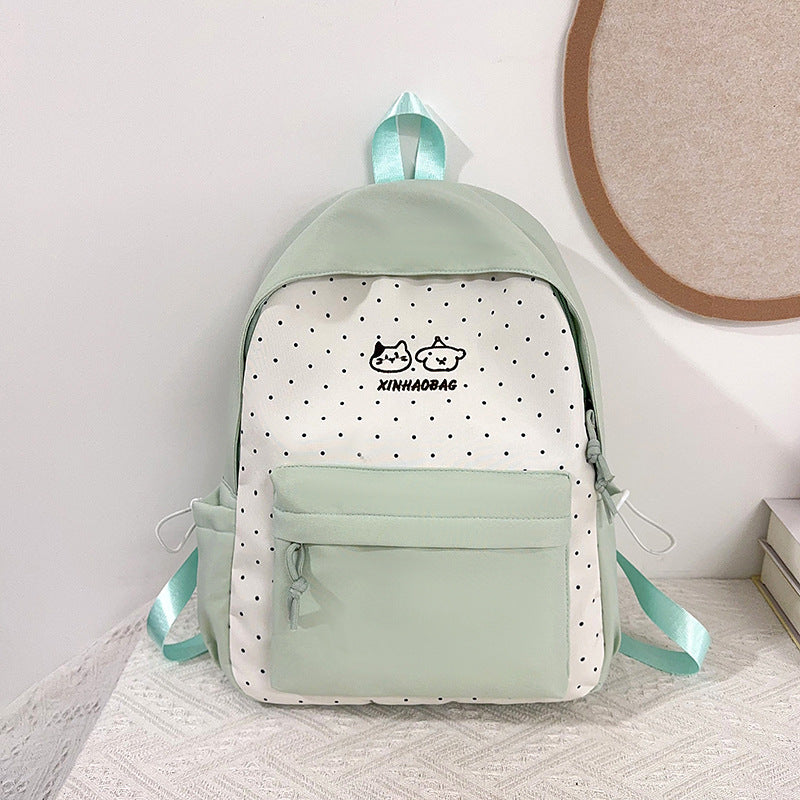 Lässiger Pünktchen Rucksack