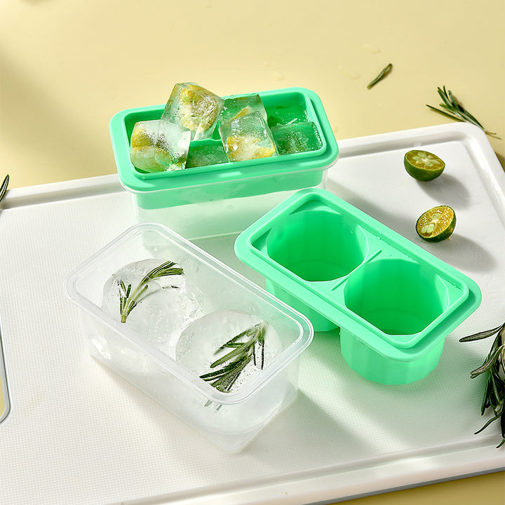 Silikon-Eiswürfelform mit Praktischem Deckel Karnz