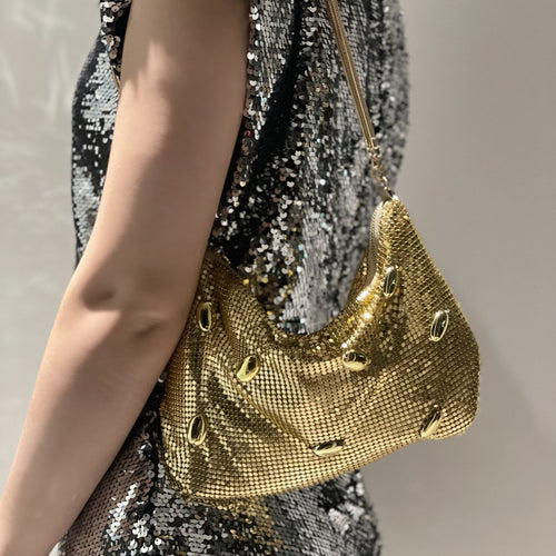 Dekorativer Netz-Abendhandtasche