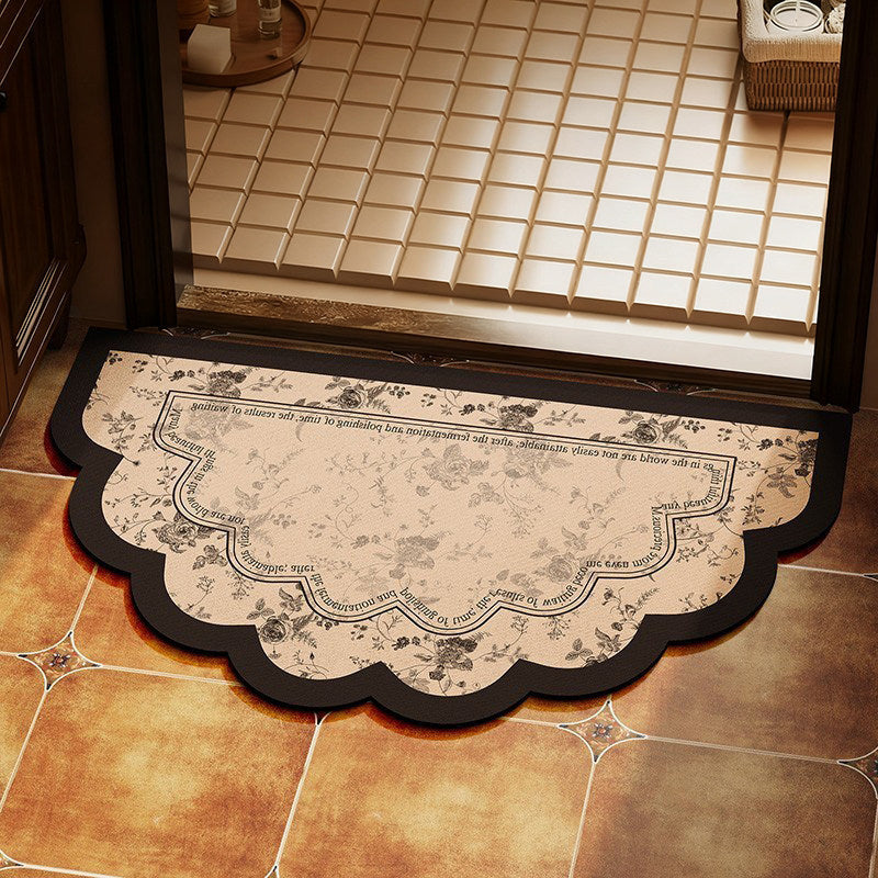 Eleganter floraler Teppich