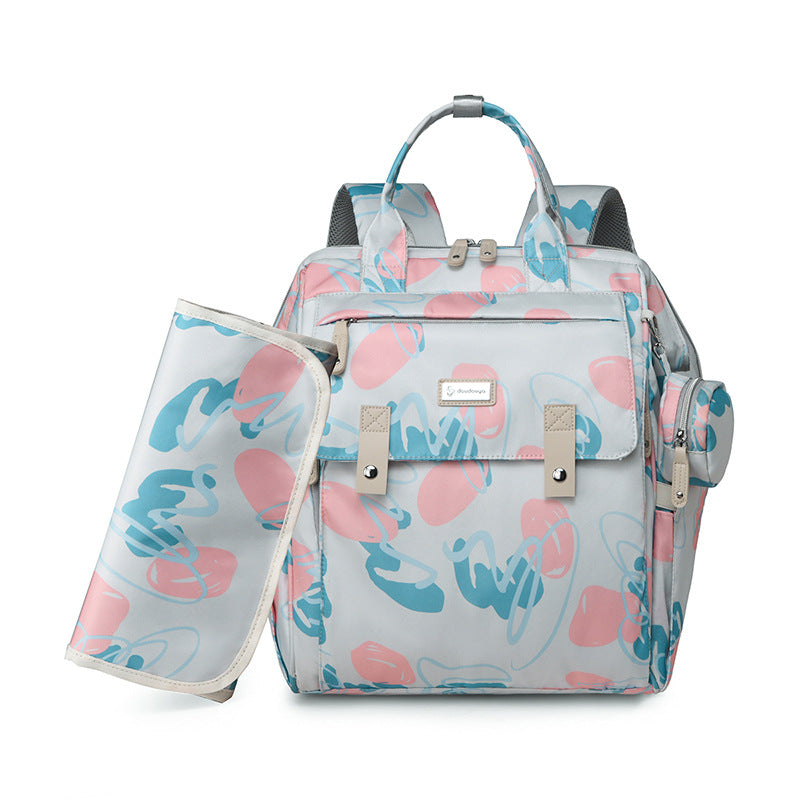 Vielseitiger multifunktionaler Wickel- und Reise-Rucksack Karnz