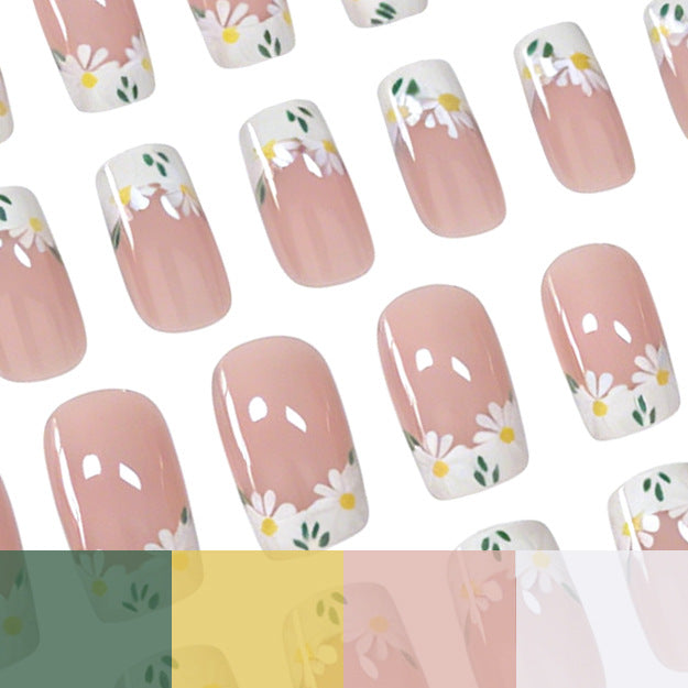Florale Französische Tipp Nagelverlängerungen Karnz 1789915351