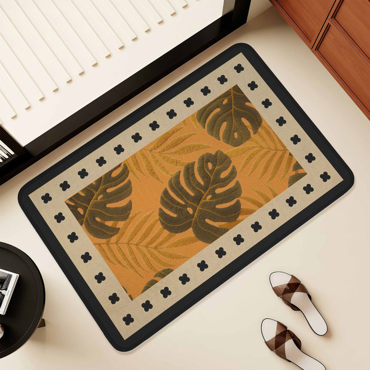Künstlerisches Florales Design Bereich Matte Karnz