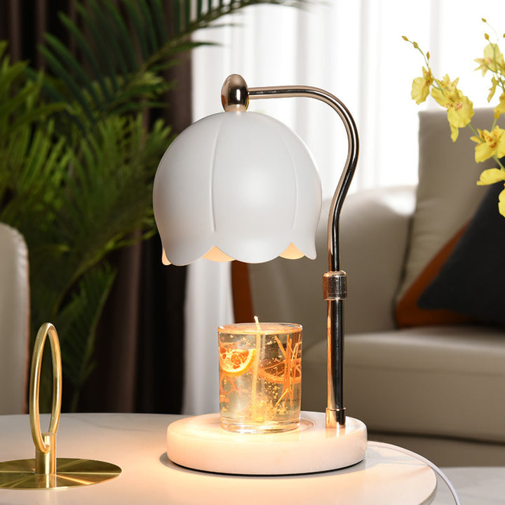 Moderne skulpturale Tischlampe