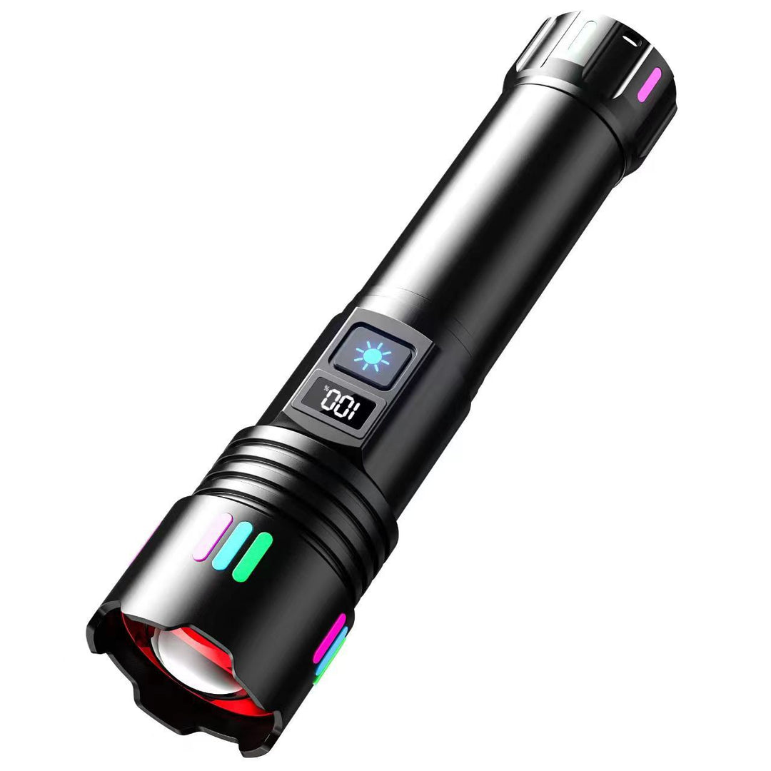 Hochleistungs-Wiederaufladbare LED-Taschenlampe mit einstellbaren Modi Karnz