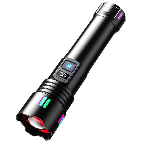 Hochleistungs-Wiederaufladbare LED-Taschenlampe mit einstellbaren Modi Karnz