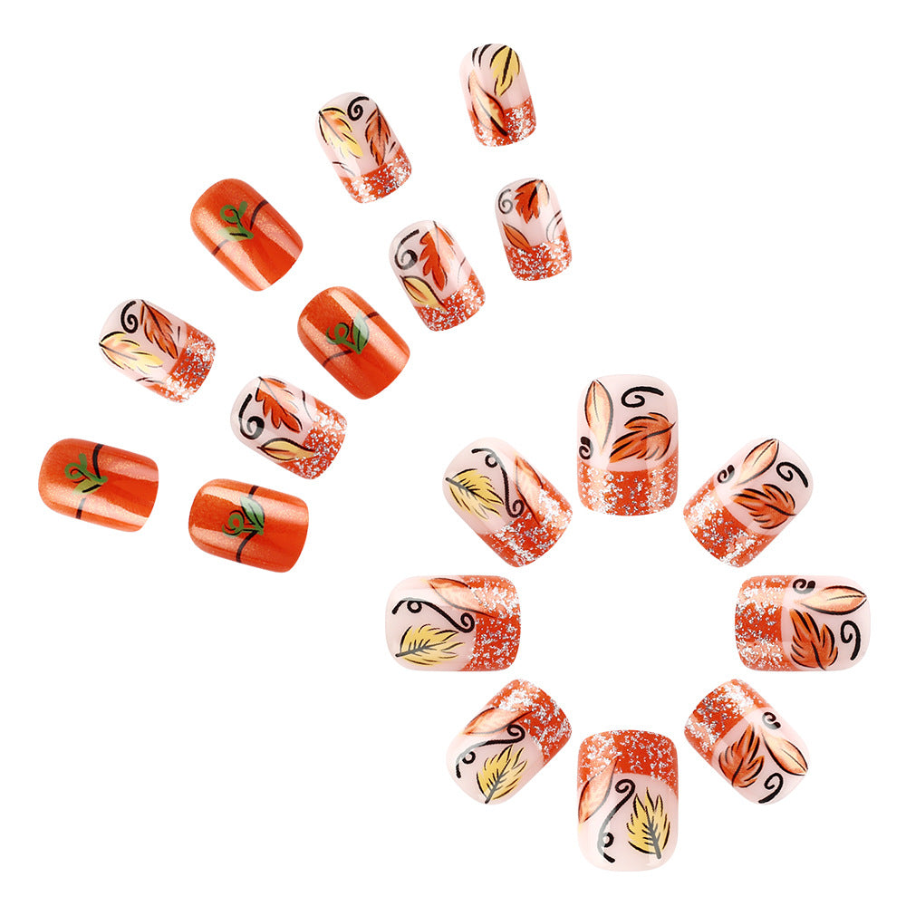 Herbst-Themen Gel-Nagelkunst Set Karnz