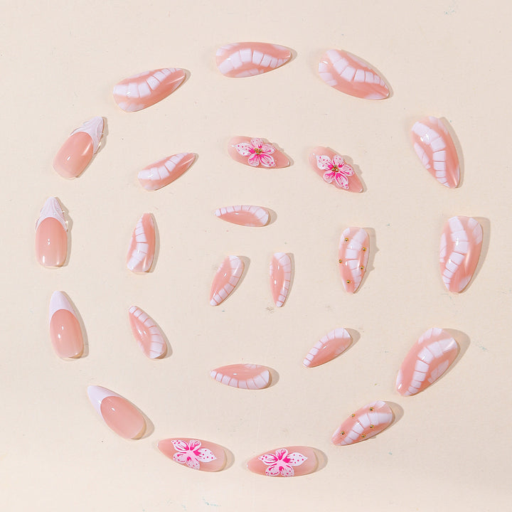 Künstlerisches Blumennagelkunstset Karnz
