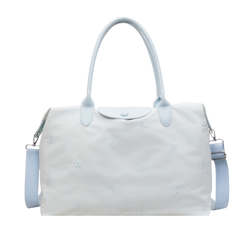 Stylische bestickte Reisetasche für das Wochenende