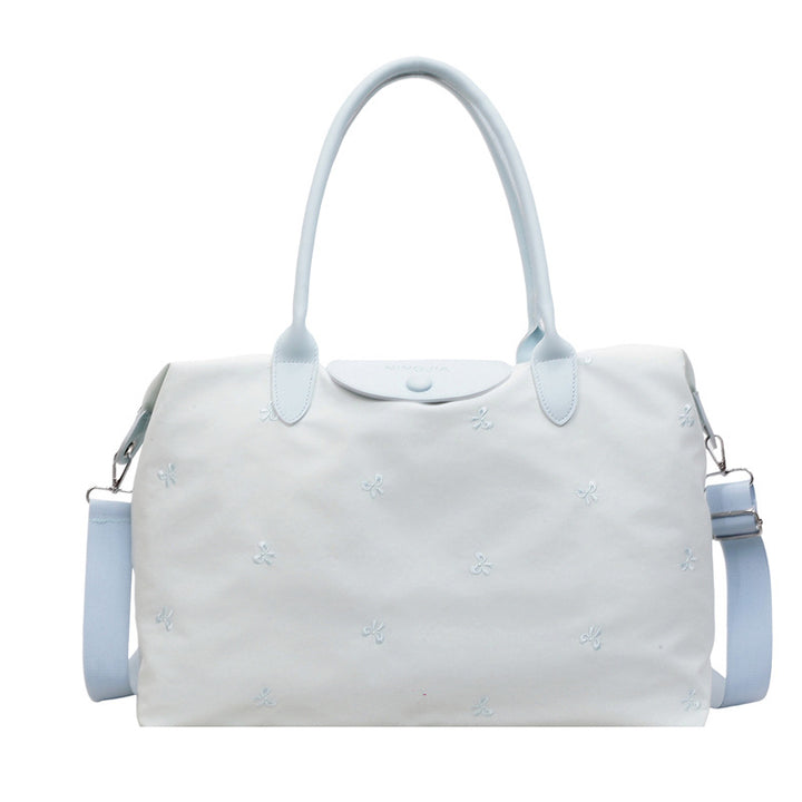 Stylische bestickte Reisetasche für das Wochenende