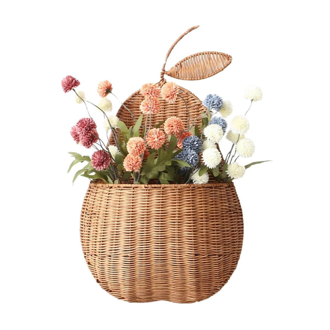 Dekorativer Blumenkorb mit Henkel Karnz