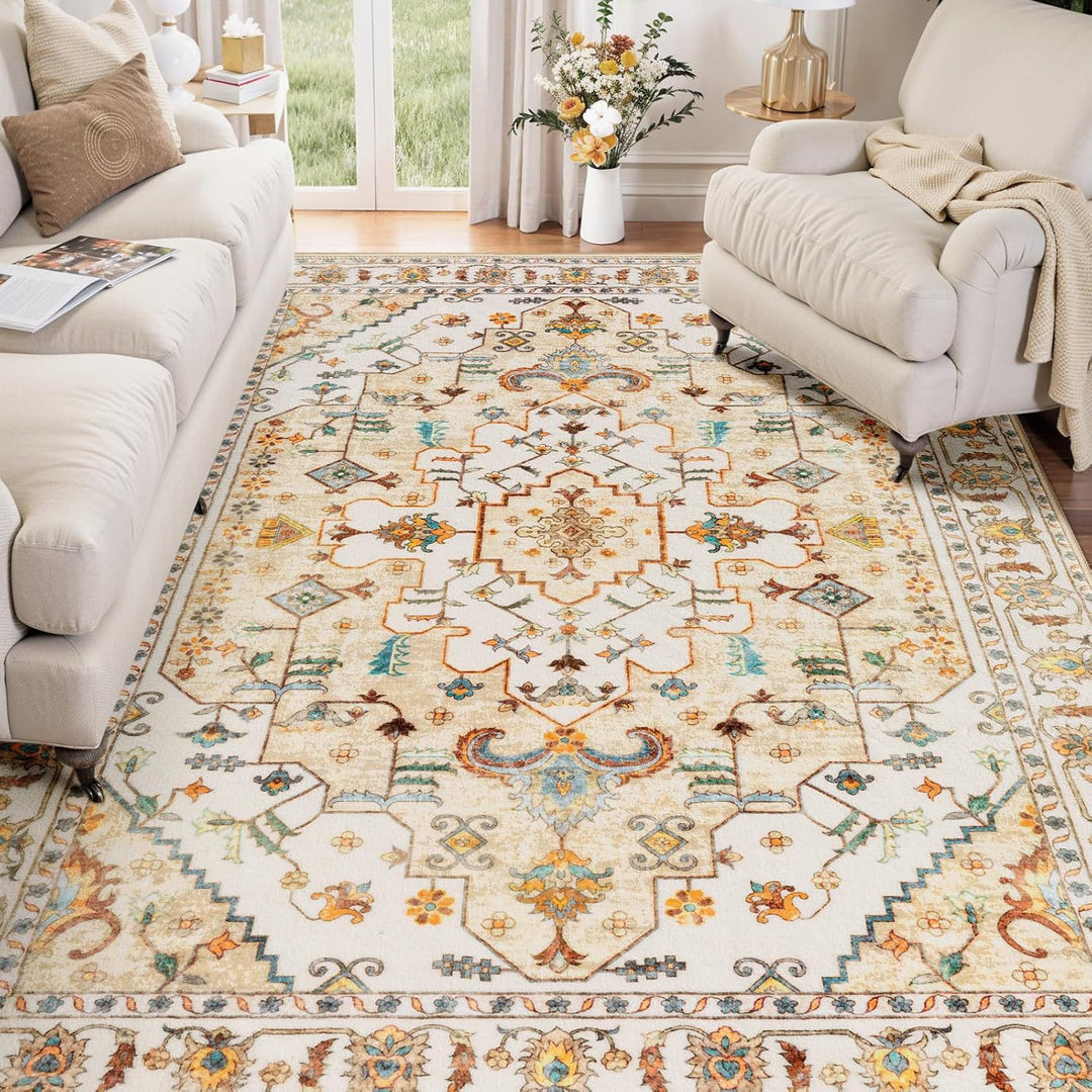Elegante Vintage-inspirierte Teppich
