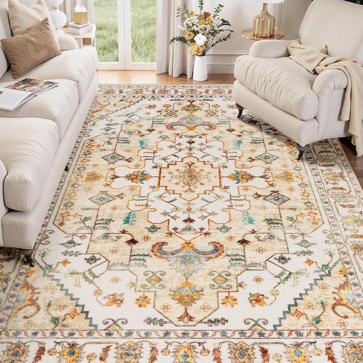 Elegante Vintage-inspirierte Teppich