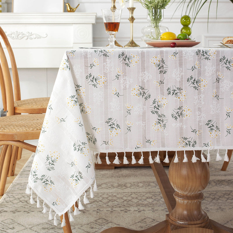 Elegante florale Tischdecke