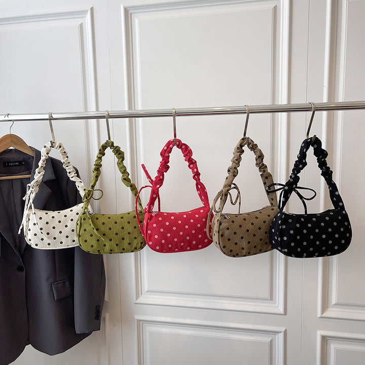 WoVintage Polka Dot Umhängetasche Karnz