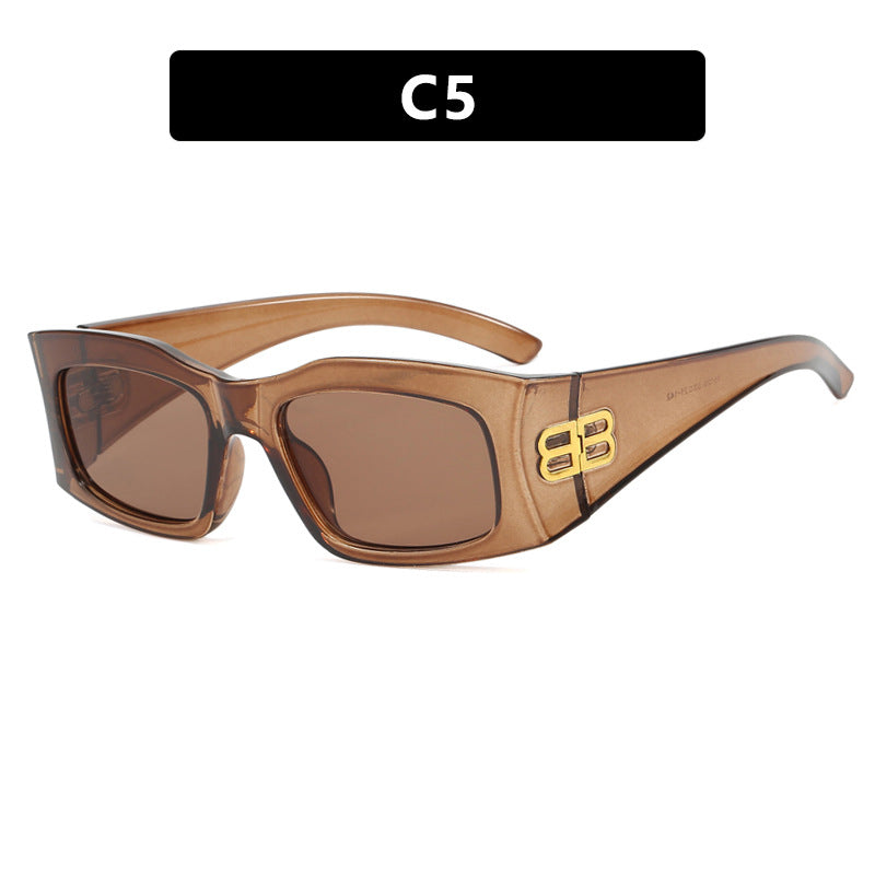 Damen modische Sonnenbrille mit kantigem Rahmen und Polarisierten Gläsern Karnz