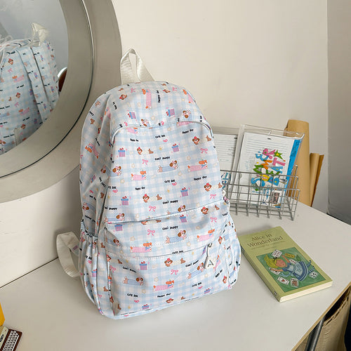 Verspielter Tiermuster-Rucksack