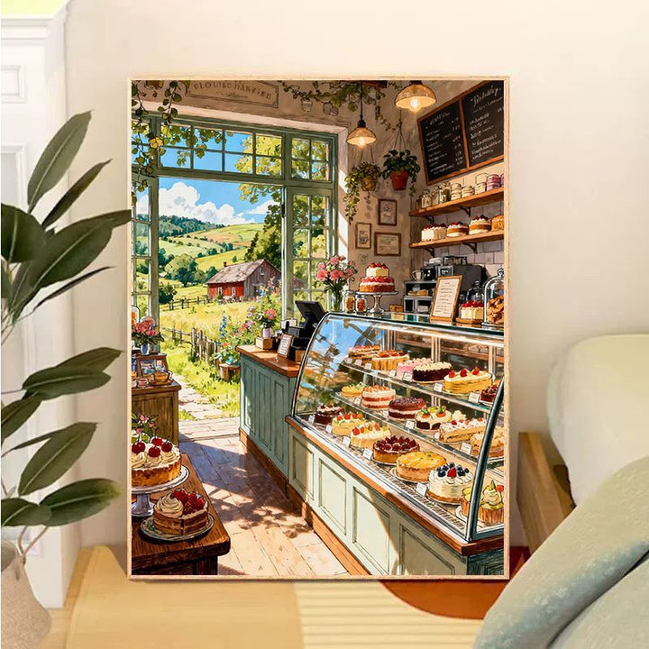 Bäckerei-Themen Dekorative Leinwandkunst Karnz